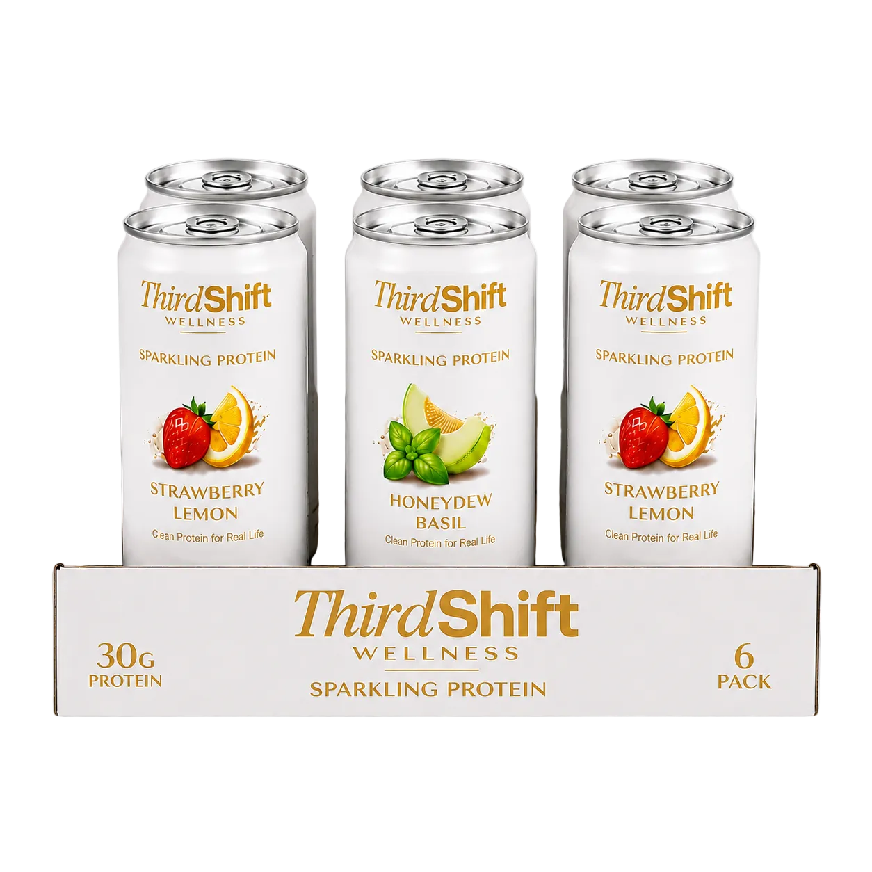 Variety Pack- Strawberry Lemon and Honeydew Basil- 6-Pack